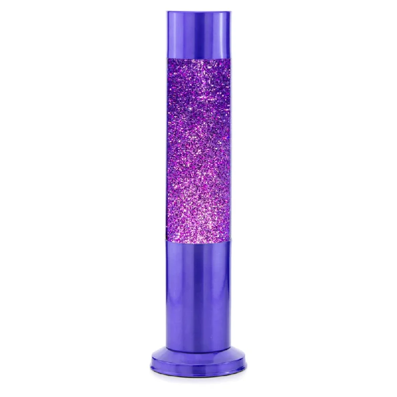 Art Deco - Style Lava Lamps for Elegant InteriorsNova Colour Glitter Lamp Purple