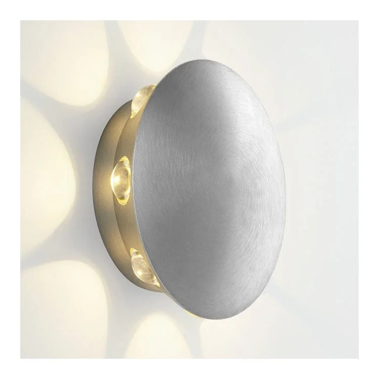 Recessed lights for art studios to showcase artwork properlyRickie Eight-Light LED Outdoor Wall Sconce - Brushed Aluminum Recessed lights for art studios to showcase artwork properlyRickie Eight-Light LED Outdoor Wall Sconce - Brushed Aluminum