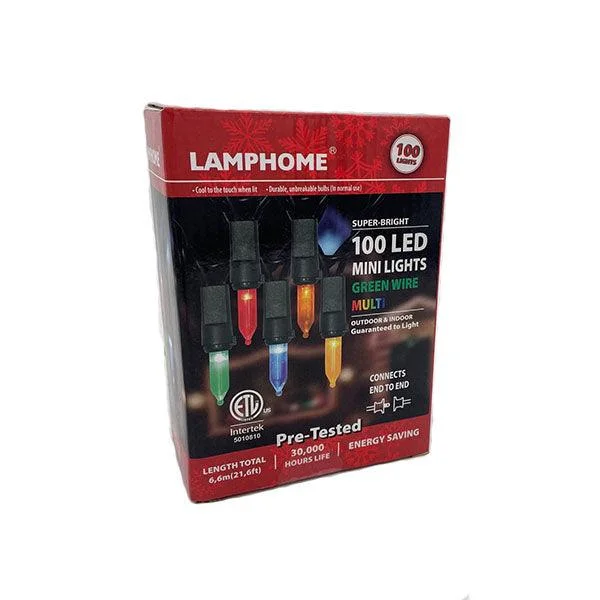 Fairy String Lights for Bedroom DecorIncandescent Style LED 100 ct. String Lights Multi-Colored