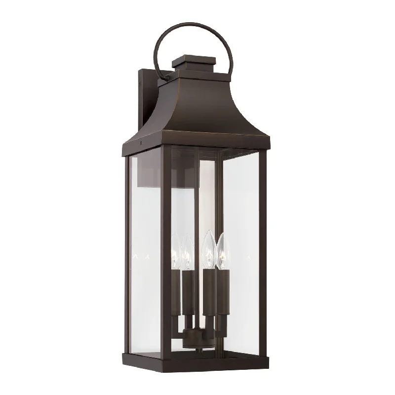 Recessed lights for dining rooms to highlight the table settingBradford 4-Light Outdoor Wall Lantern in Oiled Bronze Recessed lights for dining rooms to highlight the table settingBradford 4-Light Outdoor Wall Lantern in Oiled Bronze