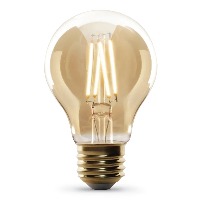 Edison light bulbs with antique finish4W (60W Replacement) AT19 E26 Dimmable Straight Filament Amber Glass Vintage Edison LED Light Bulb, Soft White Edison light bulbs with antique finish4W (60W Replacement) AT19 E26 Dimmable Straight Filament Amber Glass Vintage Edison LED Light Bulb, Soft White