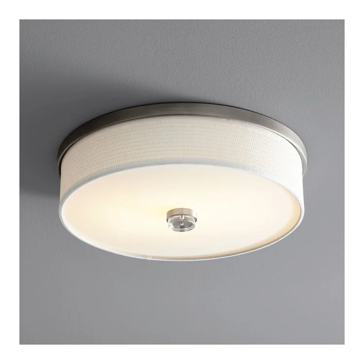 Recessed lights for laundry rooms with a long lifespanEcho Two-Light LED Flush Mount Ceiling Fixture - Satin Nickel Recessed lights for laundry rooms with a long lifespanEcho Two-Light LED Flush Mount Ceiling Fixture - Satin Nickel