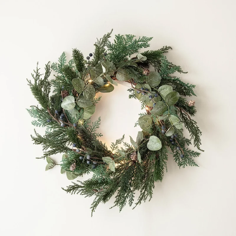 String Lights for Seasonal Decorations (Spring, Fall, etc.)40cm Berry & Pinecone Wreath Micro Light Bundle String Lights for Seasonal Decorations (Spring, Fall, etc.)40cm Berry & Pinecone Wreath Micro Light Bundle