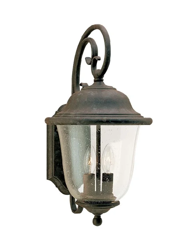 metal wall lamps with a matte black finish for a sleek and modern look8460EN-46, Two Light Outdoor Wall Lantern , Trafalgar Collection metal wall lamps with a matte black finish for a sleek and modern look8460EN-46, Two Light Outdoor Wall Lantern , Trafalgar Collection