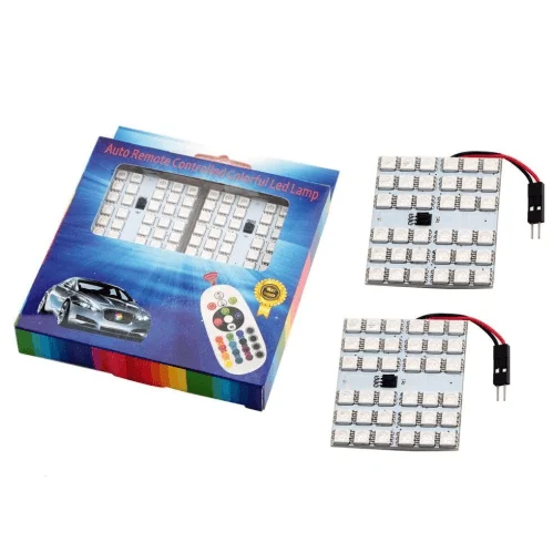 USB - Powered Salt Lamps for Easy ChargingAuto Remote Controlled Colorful 36 LED Lamp