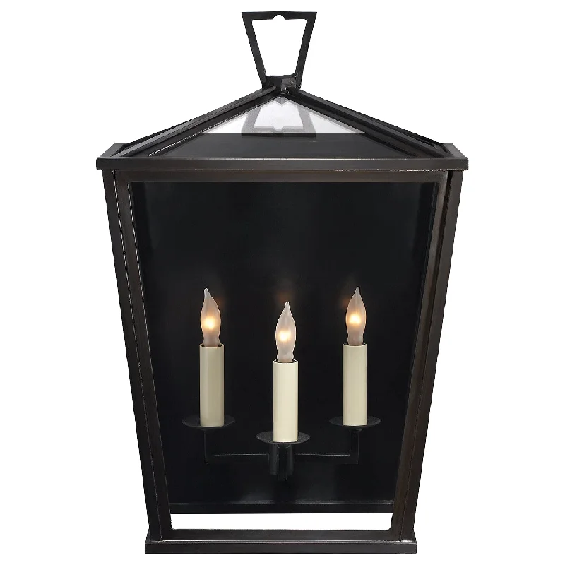 wood wall lamps with natural grain for a warm and organic feelDarlana 3-Light Wall Lantern wood wall lamps with natural grain for a warm and organic feelDarlana 3-Light Wall Lantern