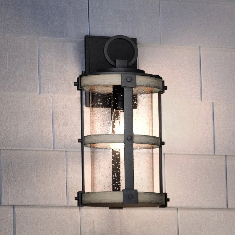 Explosion - Proof Industrial Lighting for Hazardous LocationsUEX1101 Farmhouse Outdoor Wall Sconce 16''H x 8''W, Olde Iron Finish, Jackson Collection Explosion - Proof Industrial Lighting for Hazardous LocationsUEX1101 Farmhouse Outdoor Wall Sconce 16''H x 8''W, Olde Iron Finish, Jackson Collection