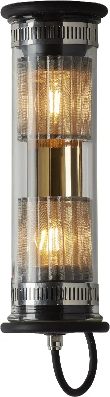 wood wall lamps with natural grain for a warm and organic feelIn The Tube Wall Lamp