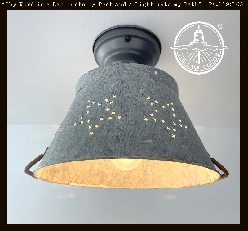 Dimmable Industrial Lighting for Ambiance ControlWeathered Farmhouse STAR Ceiling Light Dimmable Industrial Lighting for Ambiance ControlWeathered Farmhouse STAR Ceiling Light