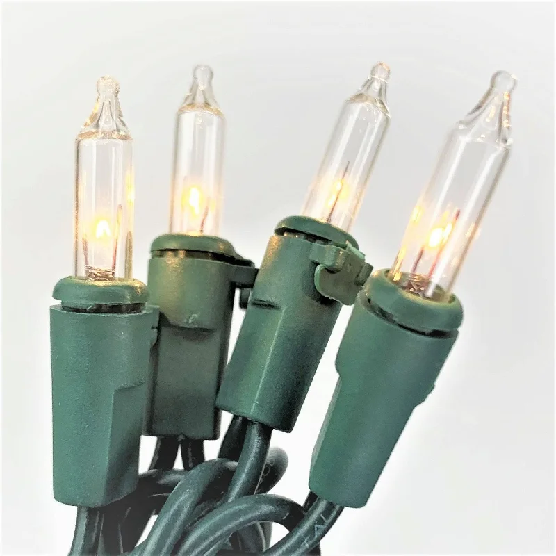 String Lights for Restaurant Outdoor SeatingUltimate Heavy Duty 100 ct. Mini Lights Clear