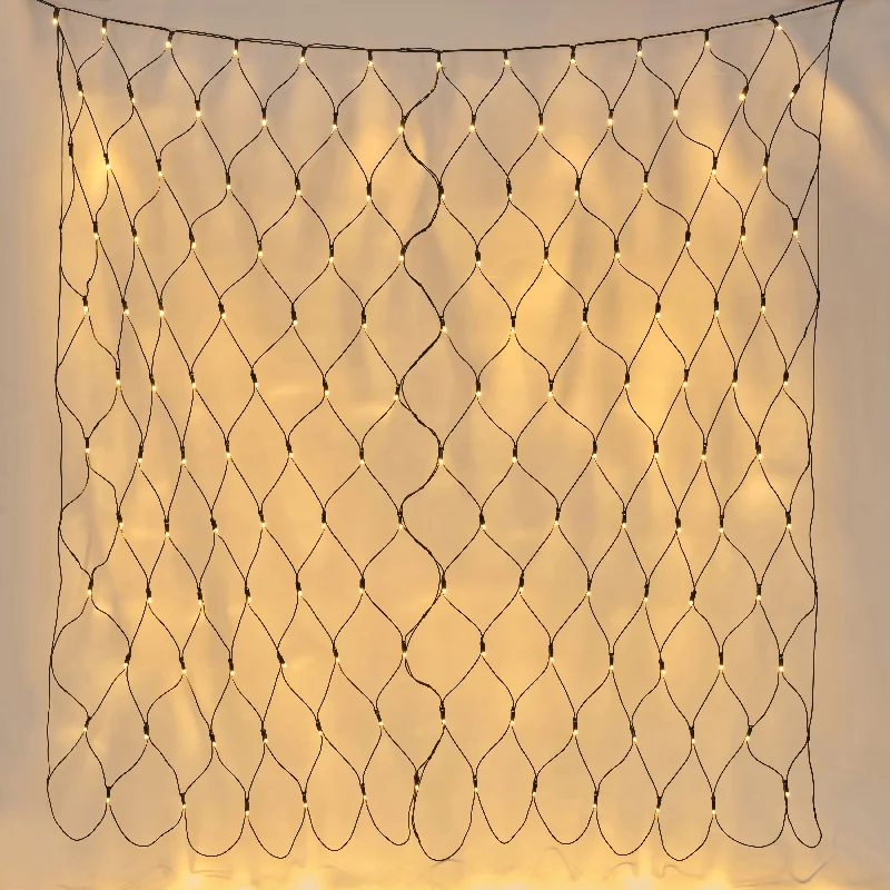 Battery - Operated String Lights for Indoor UsePlus Connect 2m x 2m 144 Traditional Warm White Connectable Net Lights Black Cable Battery - Operated String Lights for Indoor UsePlus Connect 2m x 2m 144 Traditional Warm White Connectable Net Lights Black Cable