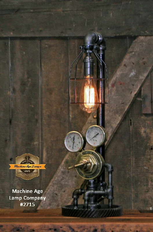 Industrial Lighting with High CRI (Color Rendering Index) for True Color PerceptionSteampunk Industrial Lamp / Antique Welding Regulator / Gear / Chicago / Lamp #2715 sold Industrial Lighting with High CRI (Color Rendering Index) for True Color PerceptionSteampunk Industrial Lamp / Antique Welding Regulator / Gear / Chicago / Lamp #2715 sold