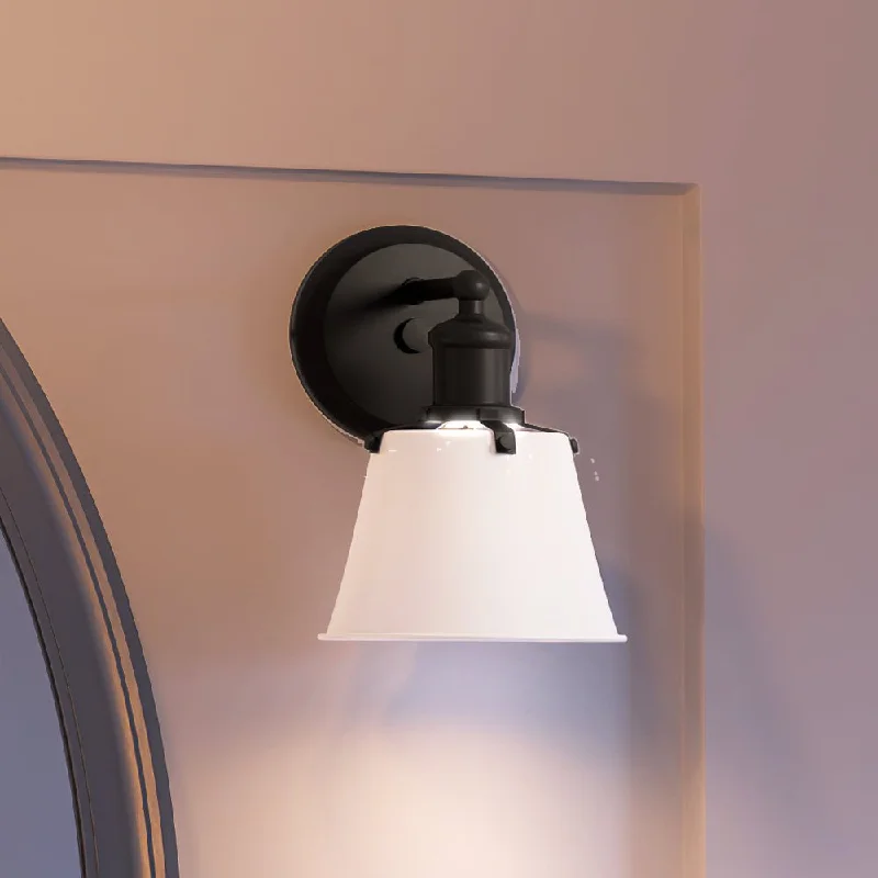 Industrial Lighting for Pharmaceutical ManufacturingUEX2640 Modern Farmhouse Wall Sconce 9''H x 6''W, Charcoal Finish, Providence Collection Industrial Lighting for Pharmaceutical ManufacturingUEX2640 Modern Farmhouse Wall Sconce 9''H x 6''W, Charcoal Finish, Providence Collection