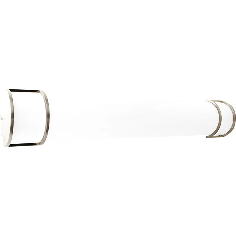 Recessed lights for industrial - style lofts36" LED Multi-CCT Vanity Light with Metal Rings, 25W, 2560 Lumens, Brushed Nickel Recessed lights for industrial - style lofts36" LED Multi-CCT Vanity Light with Metal Rings, 25W, 2560 Lumens, Brushed Nickel