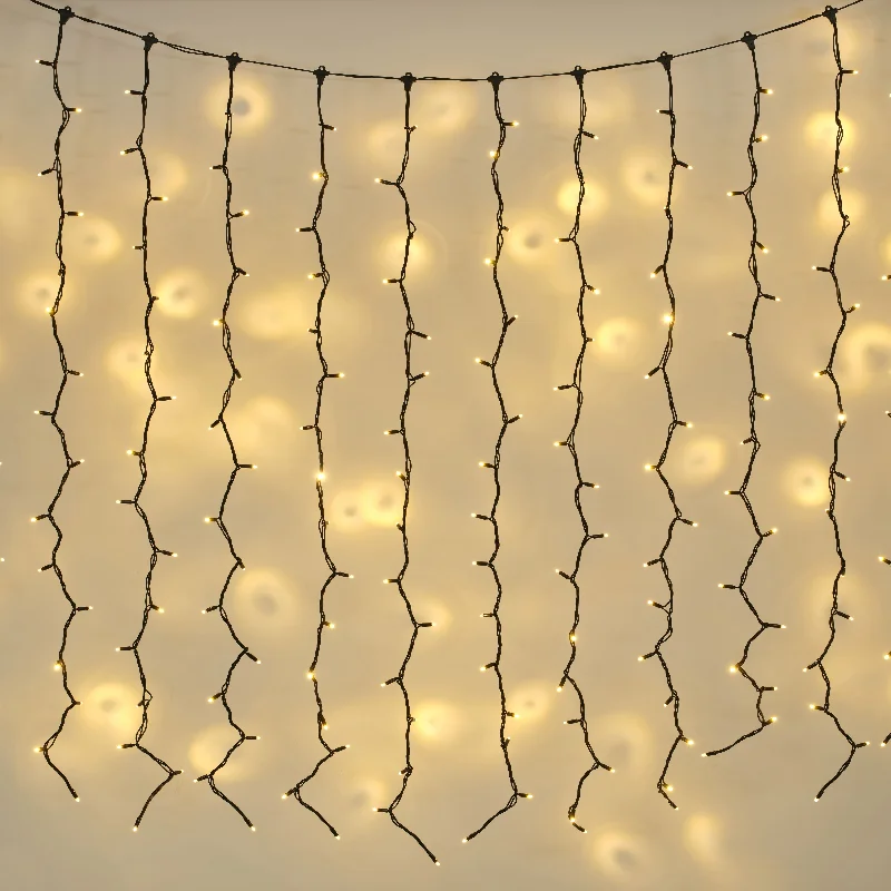 String Lights for Nursery Room DecorPlus Connect 2m x 2m 144 Warm White Connectable Curtain Lights Black Cable String Lights for Nursery Room DecorPlus Connect 2m x 2m 144 Warm White Connectable Curtain Lights Black Cable