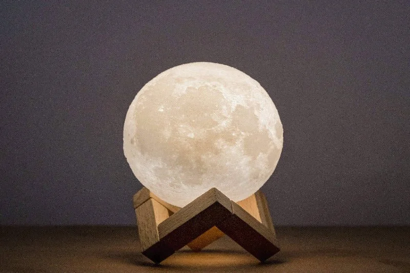 Salt Lamps for Holistic Health and Wellness3D Moon Lamp Small Size