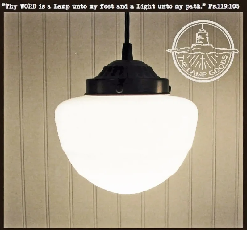 Industrial Wall - Mounted Lighting for Workshop WallsMilk Glass Pendant LIGHT of Replica Mushroom Globe Industrial Wall - Mounted Lighting for Workshop WallsMilk Glass Pendant LIGHT of Replica Mushroom Globe