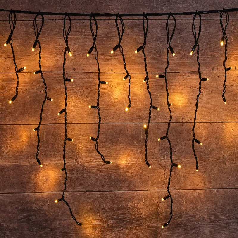 String Lights for Camping TripsPlus Connect 2m 100 Traditional Warm White Connectable Icicle Lights Black Cable String Lights for Camping TripsPlus Connect 2m 100 Traditional Warm White Connectable Icicle Lights Black Cable