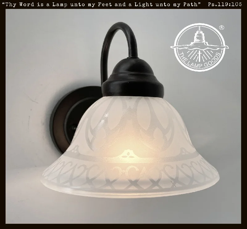 Adjustable Industrial Lighting for Flexible IlluminationEtched Frost Milk Glass Wall Sconce Light Art Deco Adjustable Industrial Lighting for Flexible IlluminationEtched Frost Milk Glass Wall Sconce Light Art Deco