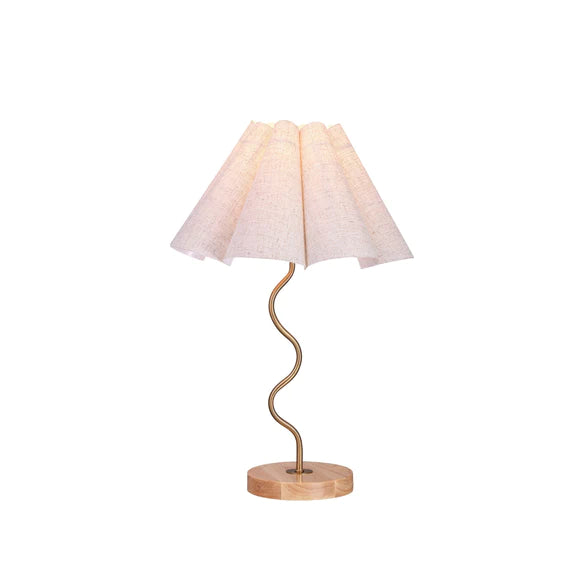 Lava Lamps for Mexican Restaurants to Add a Fiery VibeKalmar Table Lamp Swirl Base Brass/Natural and Wavy pleat Shade Lava Lamps for Mexican Restaurants to Add a Fiery VibeKalmar Table Lamp Swirl Base Brass/Natural and Wavy pleat Shade