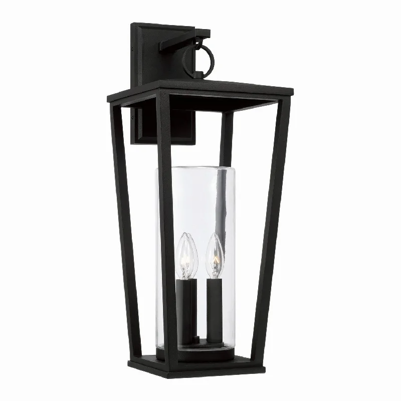 leather wall lamps with a distressed texture for a rugged and stylish lookElliott 3-Light Outdoor Wall Lantern leather wall lamps with a distressed texture for a rugged and stylish lookElliott 3-Light Outdoor Wall Lantern