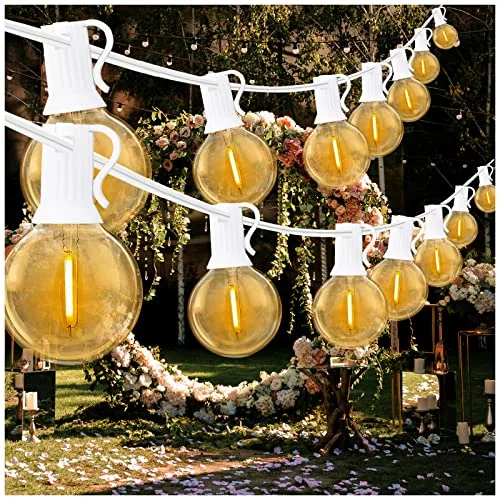 Edison light bulbs for DIY projectsDAYBETTER LED Outdoor Lights 50FT White,Waterproof Globe LED Patio Lights with Edison Vintage Bulbs, Connectable Outdoor Lights for Yard Porch Bistro Edison light bulbs for DIY projectsDAYBETTER LED Outdoor Lights 50FT White,Waterproof Globe LED Patio Lights with Edison Vintage Bulbs, Connectable Outdoor Lights for Yard Porch Bistro