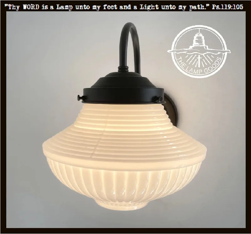 Industrial Task Lighting for Precision WorkstationsTraditional Opal Milk Glass Sconce Wall Light Industrial Task Lighting for Precision WorkstationsTraditional Opal Milk Glass Sconce Wall Light