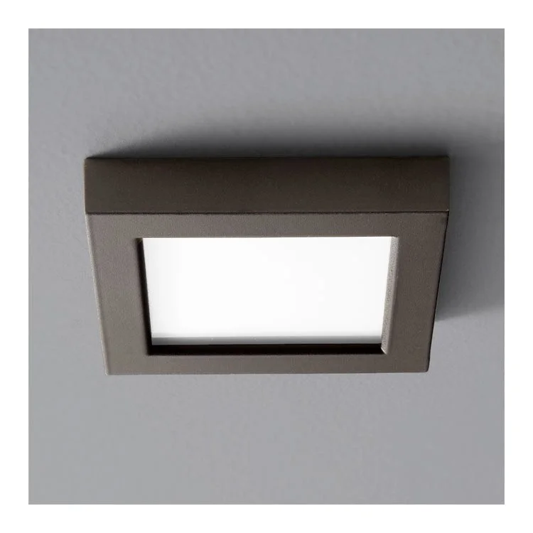 Recessed lights for art studios to showcase artwork properlyAltair Single-Light 5" LED Square Flush Mount Ceiling Fixture - Oiled Bronze Recessed lights for art studios to showcase artwork properlyAltair Single-Light 5" LED Square Flush Mount Ceiling Fixture - Oiled Bronze
