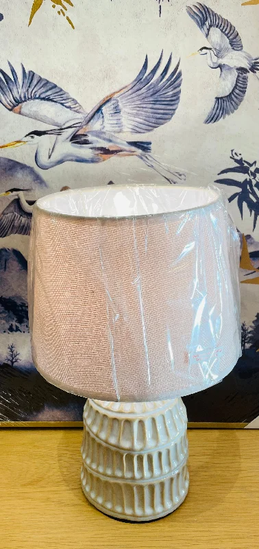 Salt Lamps for Yoga and Meditation SpacesSmall Table Lamp & Shade Cream