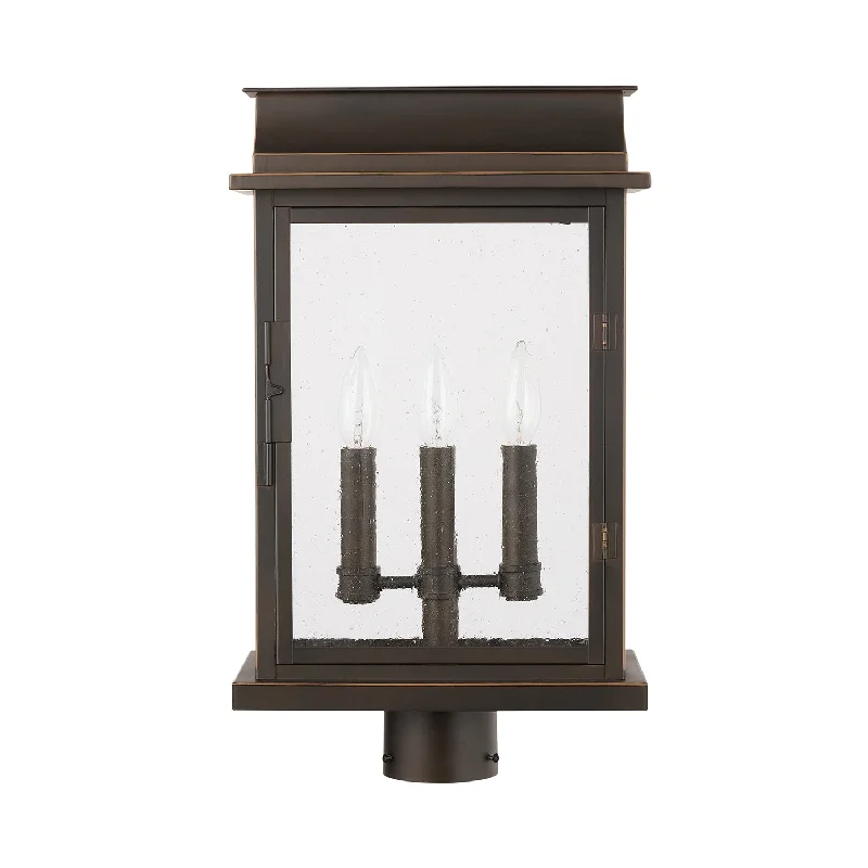 Recessed lights for libraries to provide focused reading lightBolton 3-Light Outdoor Post Lantern in Oiled Bronze Recessed lights for libraries to provide focused reading lightBolton 3-Light Outdoor Post Lantern in Oiled Bronze