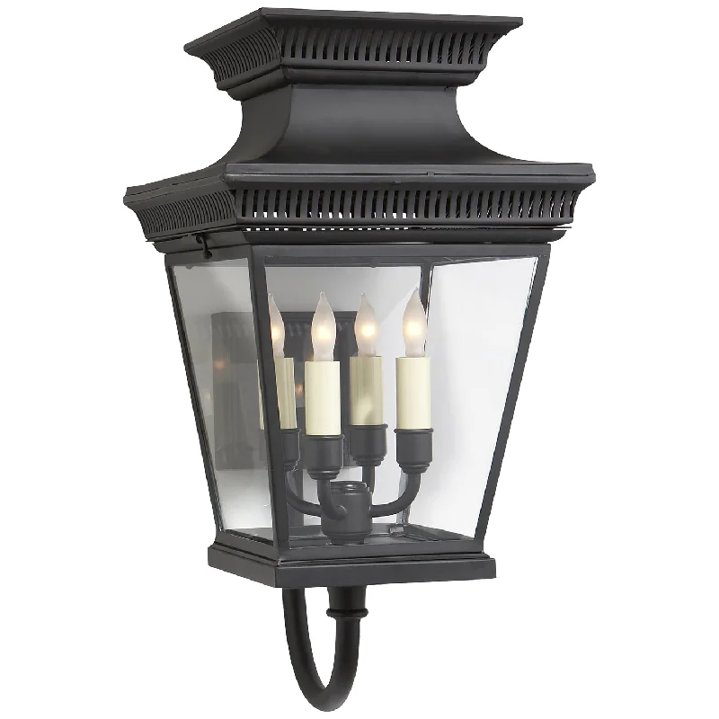 bohemian wall lamps with colorful glass for an eclectic hallwayElsinore 4-Light Wall Lantern bohemian wall lamps with colorful glass for an eclectic hallwayElsinore 4-Light Wall Lantern