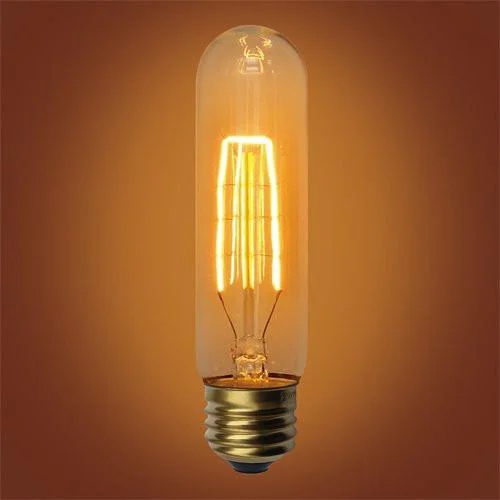 Edison light bulbs with antique finishCylinder Vintage Edison Bulb