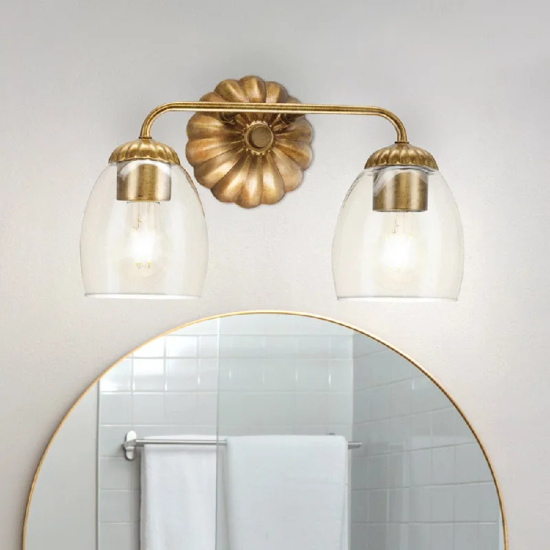 Dimmable Industrial Lighting for Ambiance ControlUHP5063 French Country Indoor Bath Light, 8-1/2''H x 6-5/8"W x 14-1/2''D, Gold Ombre Finish, Darmstadt Collection Dimmable Industrial Lighting for Ambiance ControlUHP5063 French Country Indoor Bath Light, 8-1/2''H x 6-5/8"W x 14-1/2''D, Gold Ombre Finish, Darmstadt Collection