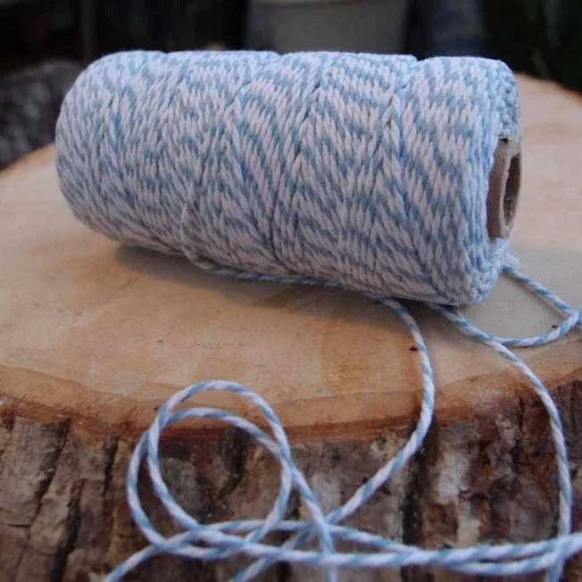 String Lights for Porch LightingLight Blue Bakers Twine Decorative Craft String