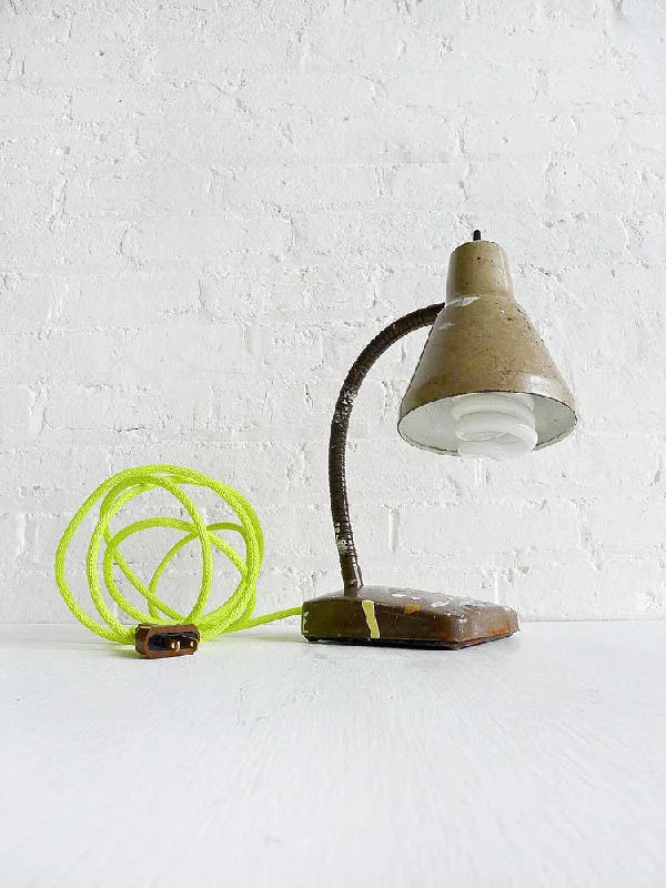 Lava Lamps for Pop - Up Food Festivals to Attract Visitors10% SALE Brown Paint Splatter Gooseneck Lamp w/ Neon Yellow Cord Lava Lamps for Pop - Up Food Festivals to Attract Visitors10% SALE Brown Paint Splatter Gooseneck Lamp w/ Neon Yellow Cord