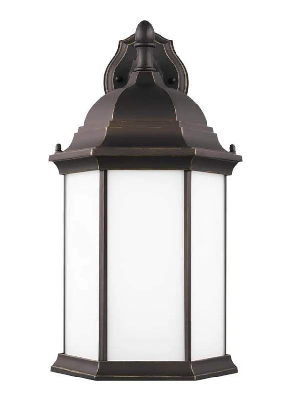 glass wall lamps with frosted glass for soft, diffused lightSevier Collection - Large One Light Downlight Outdoor Wall Lantern | Finish: Antique Bronze - 8438751EN3-71 glass wall lamps with frosted glass for soft, diffused lightSevier Collection - Large One Light Downlight Outdoor Wall Lantern | Finish: Antique Bronze - 8438751EN3-71