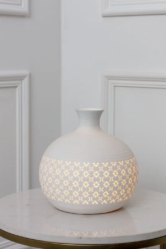 Salt Lamps for Music Rooms to Enhance the VibeCeramic LED Vase Table Lamp