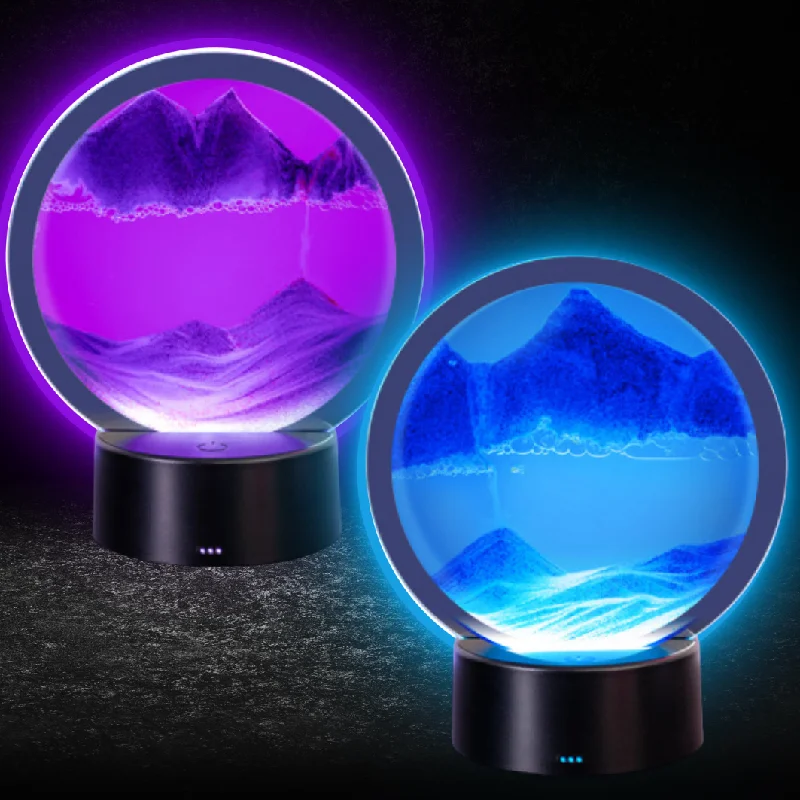 Lava Lamps for Antique Stores to Blend with the Retro CharmMoving Sand Art Lamp