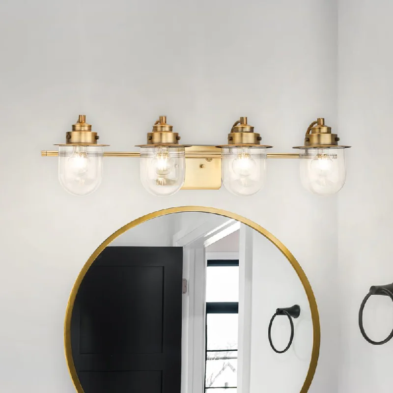 Industrial Emergency Lighting for Safety in FactoriesUHP4750 Nautical Indoor Bath Light, 8''H x 7-1/2"W x 32-1/2''D, Vintage Brass Finish, Napoleon Collection Industrial Emergency Lighting for Safety in FactoriesUHP4750 Nautical Indoor Bath Light, 8''H x 7-1/2"W x 32-1/2''D, Vintage Brass Finish, Napoleon Collection