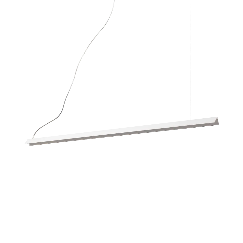 V-Line LED Linear Pendant - White/Black/Brass