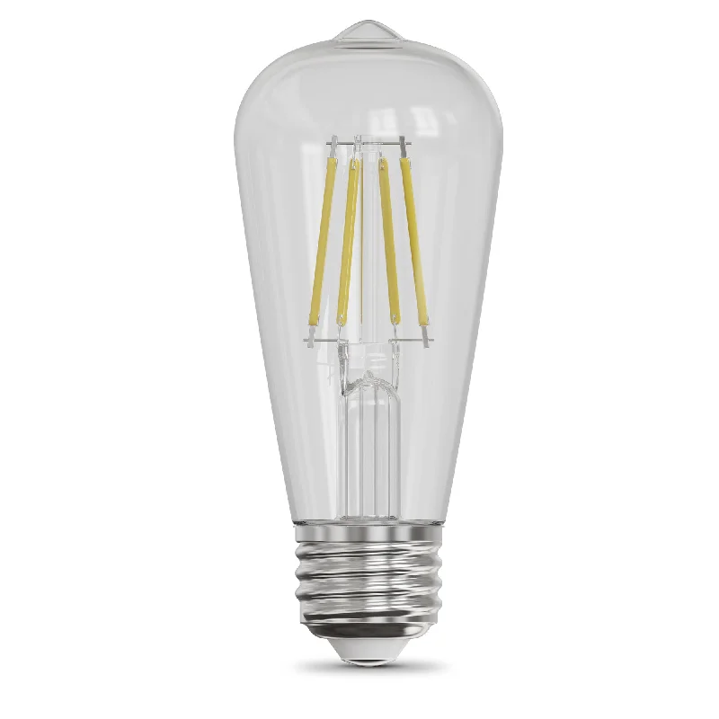 Decorative LED Edison light bulbs for weddings5.5W (60W Replacement) ST15 E26 Dimmable Straight Filament Clear Glass Vintage Edison LED Light Bulb, Soft White (2-Pack) Decorative LED Edison light bulbs for weddings5.5W (60W Replacement) ST15 E26 Dimmable Straight Filament Clear Glass Vintage Edison LED Light Bulb, Soft White (2-Pack)