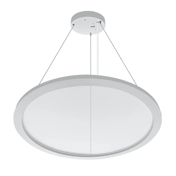 Recessed lights for industrial - style loftsLED 23" Round Suspended Up/Down Light, 2500 Lumens, CCT Selectable, 50W, 100-277V, White or Black Finish Recessed lights for industrial - style loftsLED 23" Round Suspended Up/Down Light, 2500 Lumens, CCT Selectable, 50W, 100-277V, White or Black Finish