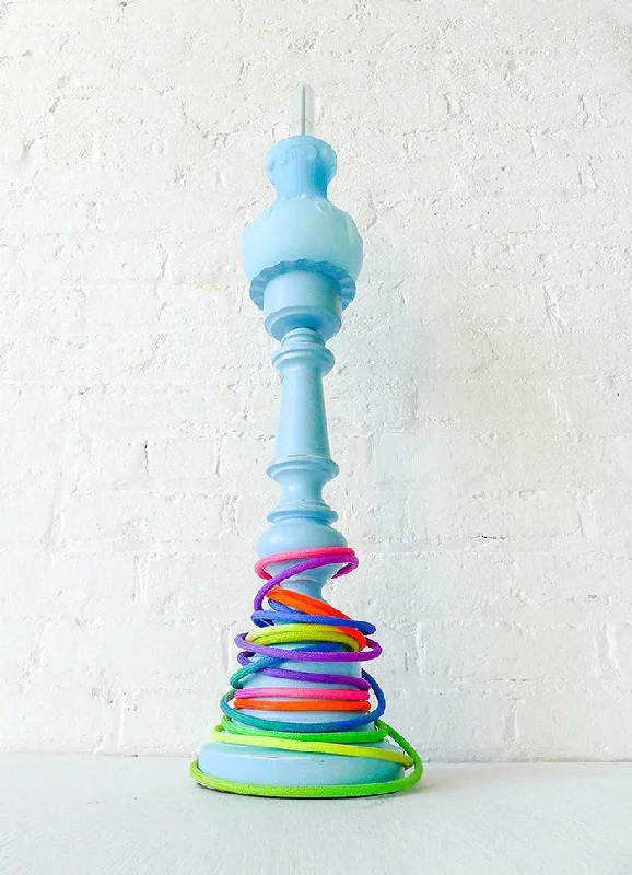 LED Lava Lamps with Energy - Saving Features50% SALE - Vintage Alice Wonderlamp Sky Blue Boudoir Light with Ombre Over the Rainbow Textile Cord LED Lava Lamps with Energy - Saving Features50% SALE - Vintage Alice Wonderlamp Sky Blue Boudoir Light with Ombre Over the Rainbow Textile Cord