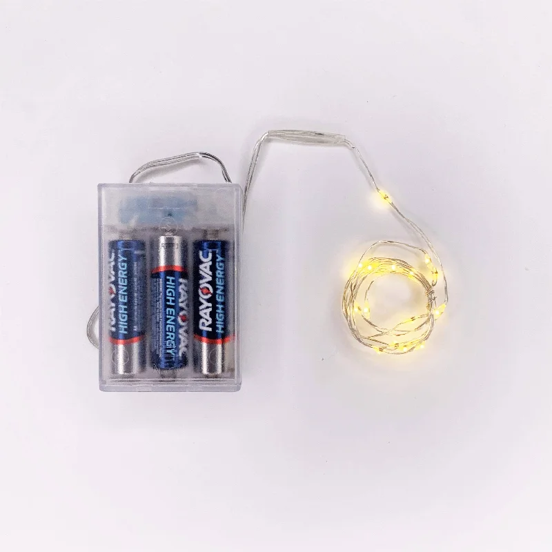 String Lights for Camping TripsMicro Battery Operated LED String Lights Warm White
