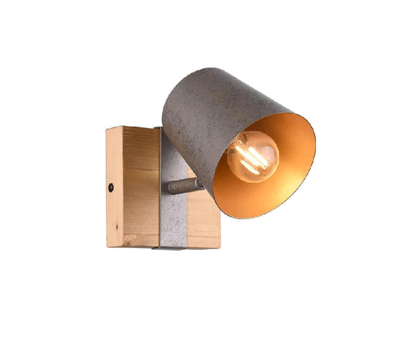 Bell Wall/Ceiling Spotlight - Antique Nickel
