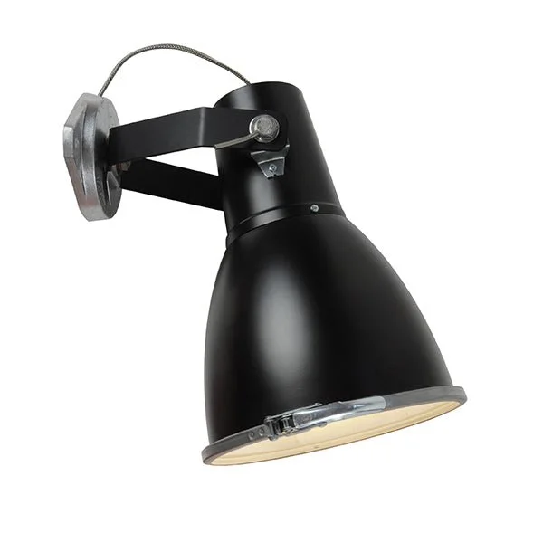 industrial style wall lamps with exposed bulbs for urban loftsStirrup 3 Wall Sconce - Black industrial style wall lamps with exposed bulbs for urban loftsStirrup 3 Wall Sconce - Black