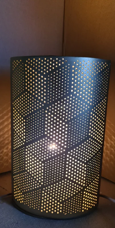 Lava Lamps for Karaoke Bars to Set the MoodGOLD CUBE PATTERN LAMP CERAMIC
