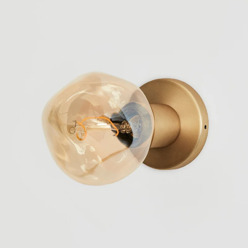 coastal style wall lamps with nautical elements for beachfront homesOpen Box - Lochan Wall Sconce - Brass/Voronoi I coastal style wall lamps with nautical elements for beachfront homesOpen Box - Lochan Wall Sconce - Brass/Voronoi I