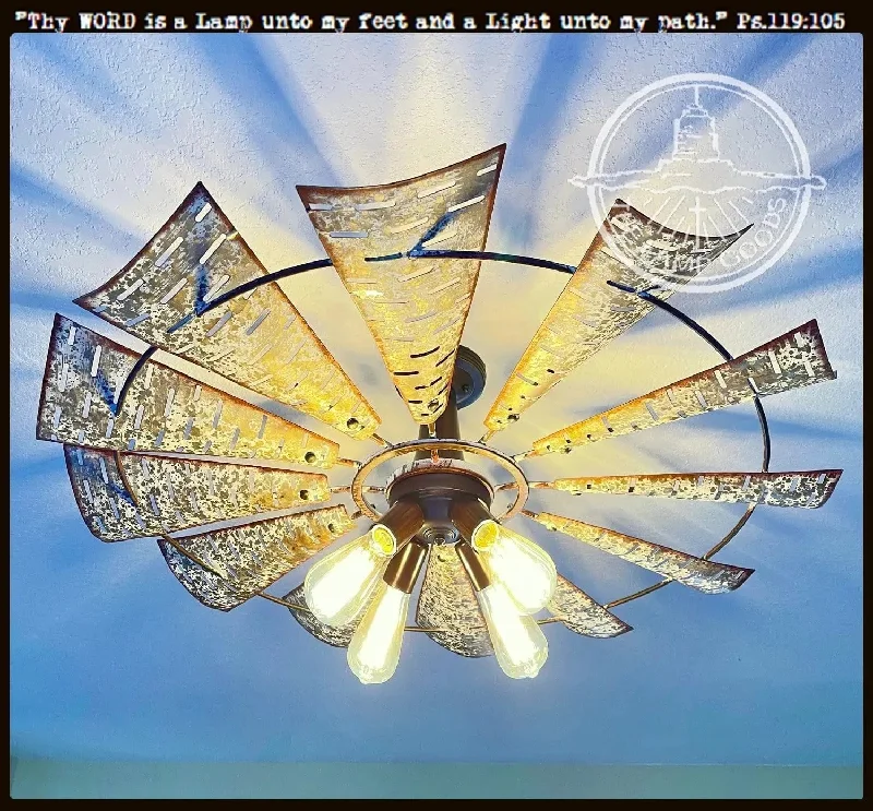 Industrial Lighting for Chemical PlantsWindmill Light Fixture Farmhouse Ceiling Flush Mount Industrial Lighting for Chemical PlantsWindmill Light Fixture Farmhouse Ceiling Flush Mount