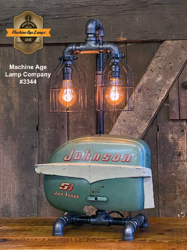 Energy - Efficient Industrial Lighting for Cost - SavingsSteampunk Industrial / Boat Motor / Johnson / Nautical / Marine / Cabin / Lamp #3344 sold Energy - Efficient Industrial Lighting for Cost - SavingsSteampunk Industrial / Boat Motor / Johnson / Nautical / Marine / Cabin / Lamp #3344 sold